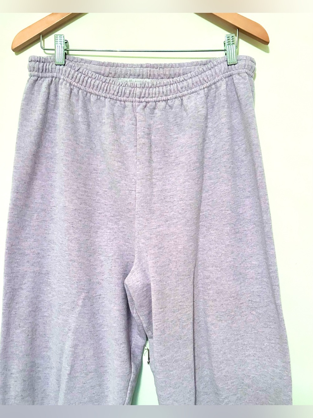 Urban Outfitters Heathered Lilac Elastic-Waist Cool Comfy Sweatpants-No Tag - Picture 2 of 5